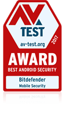 Avtest award 2017 Best Android Security