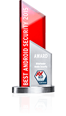Avtest award 2015 Best Android Security